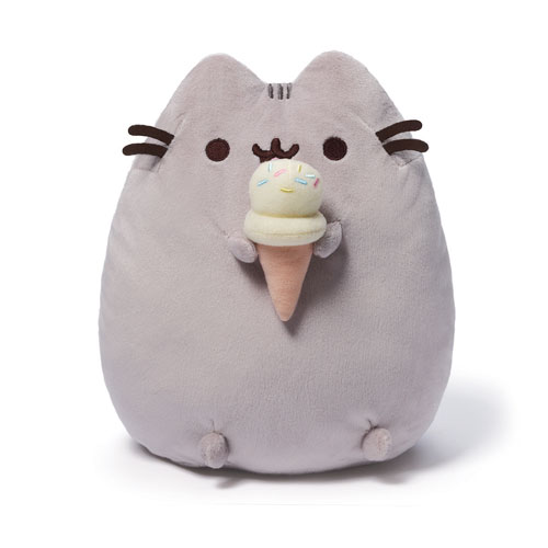 Pusheen the Cat with Ice Cream Cone Plush